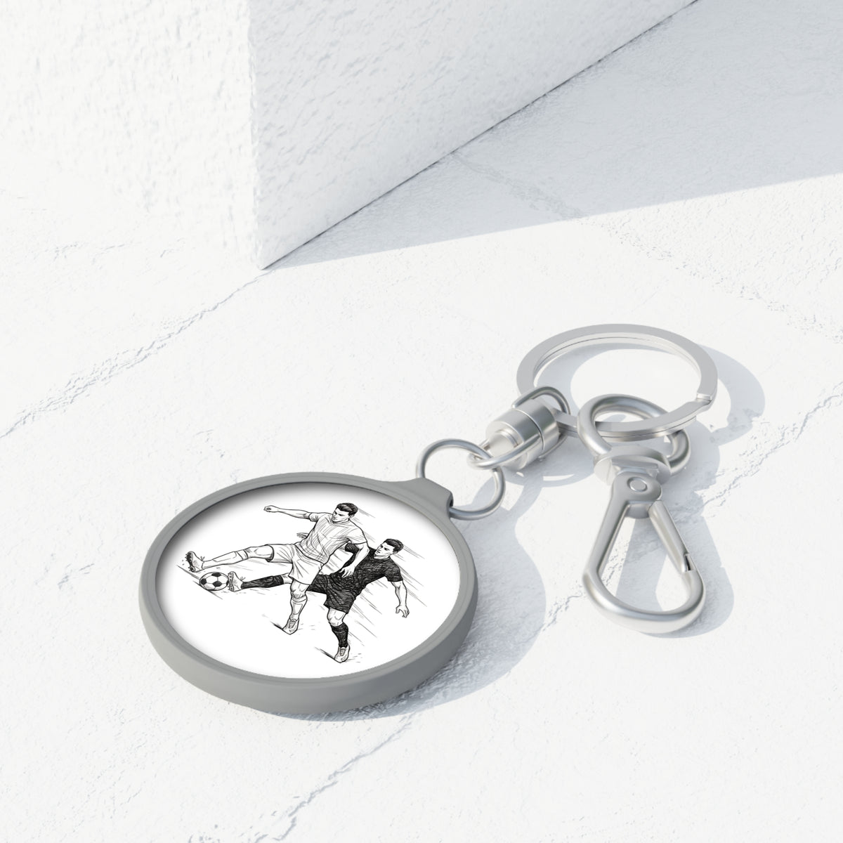 Copy of Keyring Bag Tag, Football, Tackle Image design