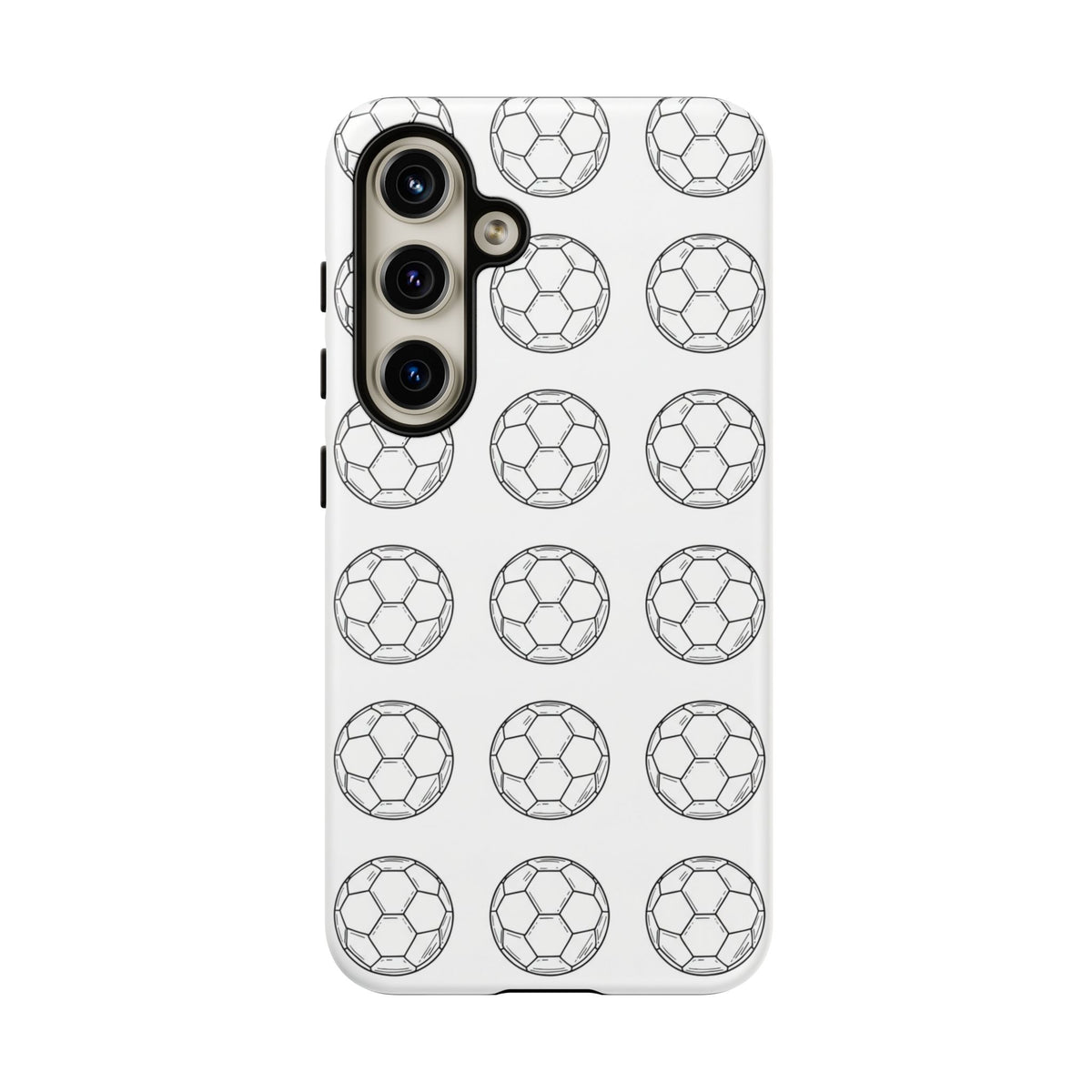 Phone Case, Football Minimalist Football Repeat Design, Tough Case