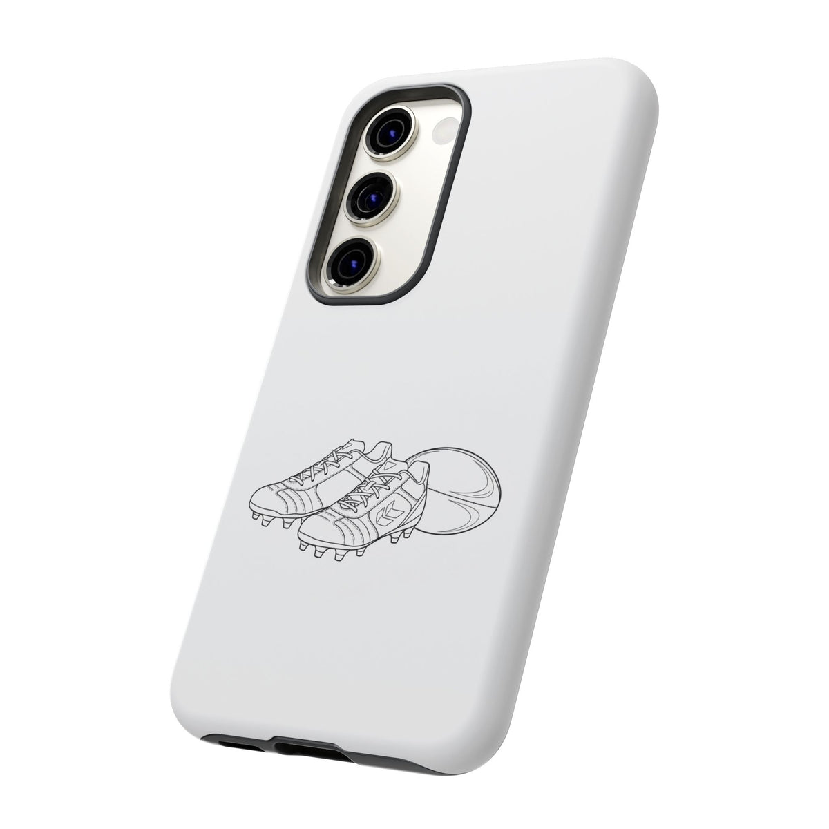Phone Case, Rugby Ball & Boots Sketch, Tough Case