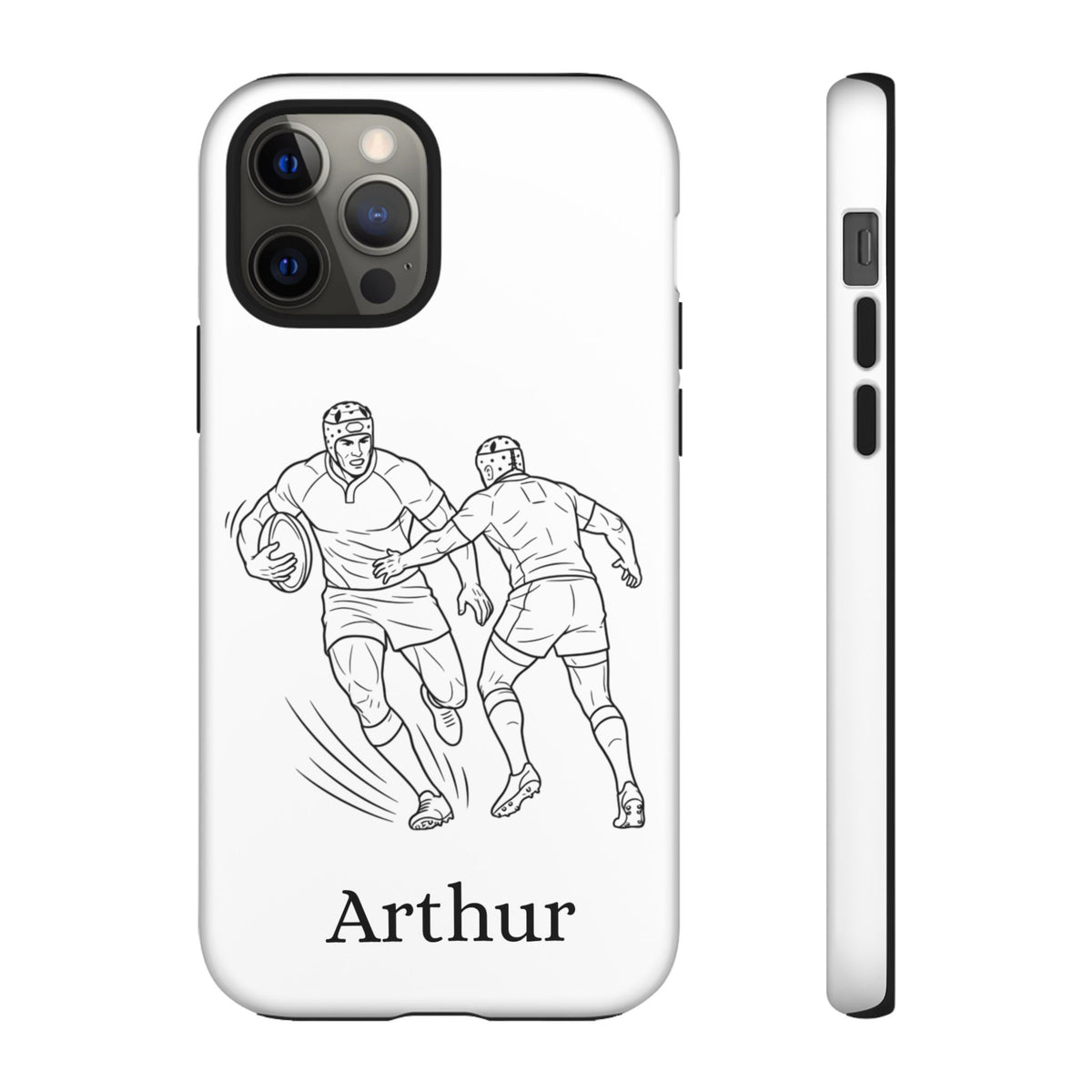 Personalised Phone Case, Rugby sidestep, Tough Case,  Custom Name