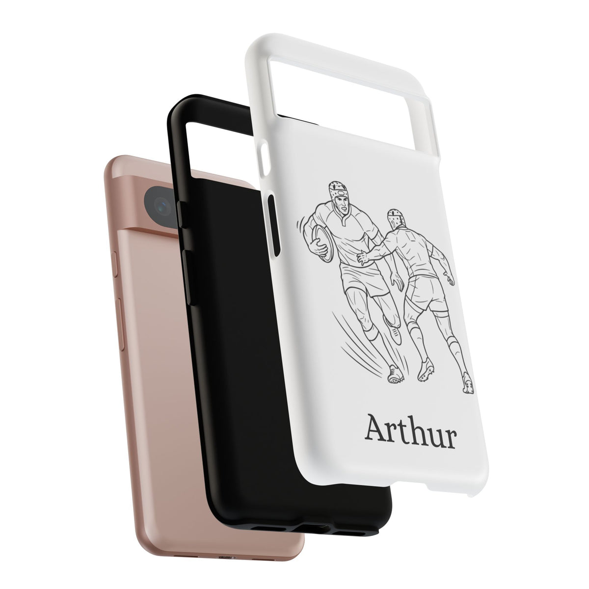 Personalised Phone Case, Rugby sidestep, Tough Case,  Custom Name