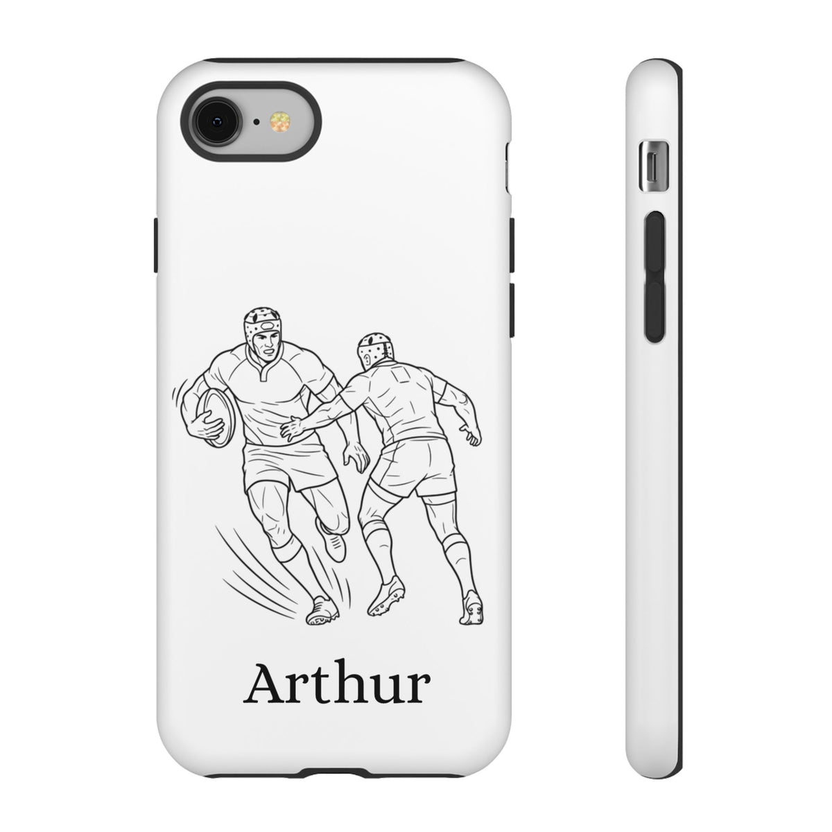 Personalised Phone Case, Rugby sidestep, Tough Case,  Custom Name