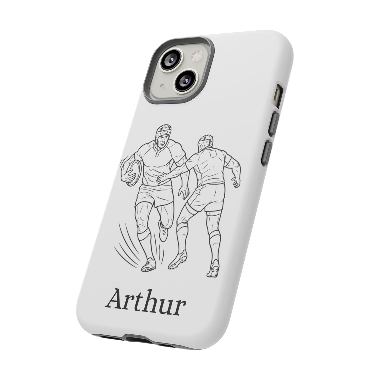 Personalised Phone Case, Rugby sidestep, Tough Case,  Custom Name