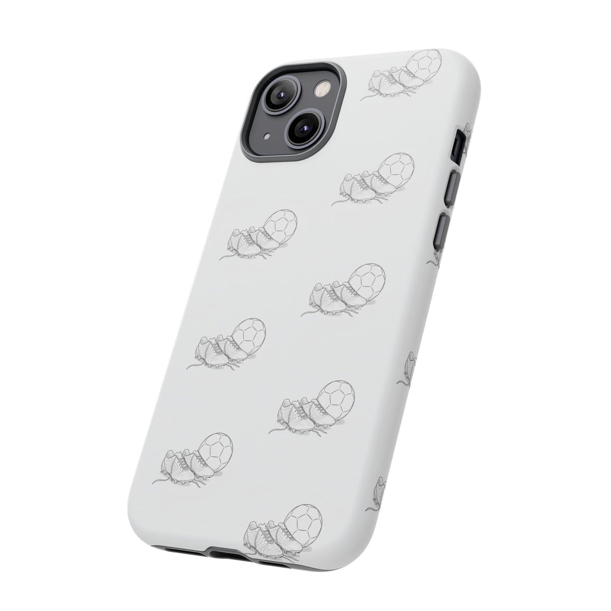 Phone Case, Football Boots & Ball Pattern, Tough Cases — Sports Phone Case