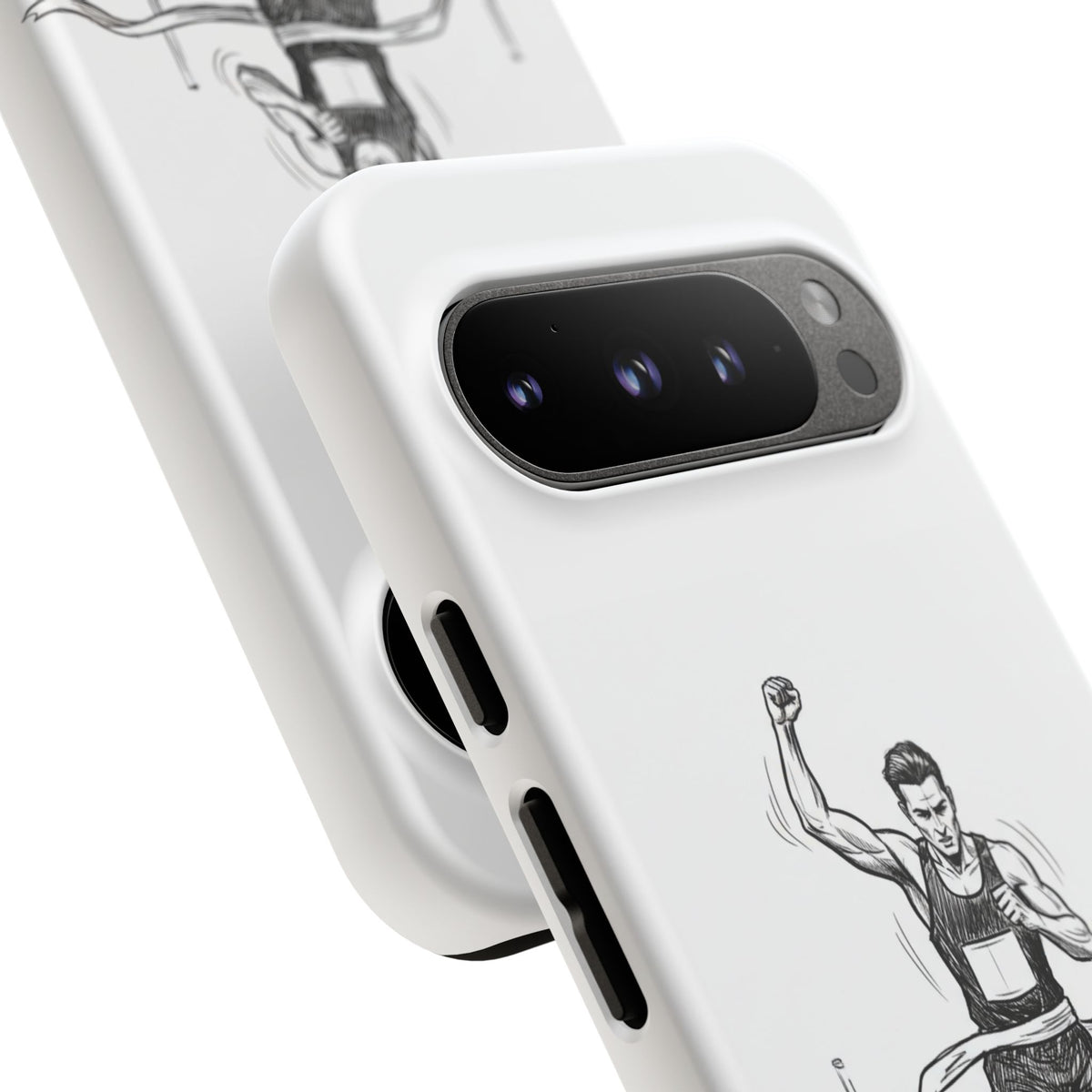 Phone Case, Running, finish line design, Tough Case
