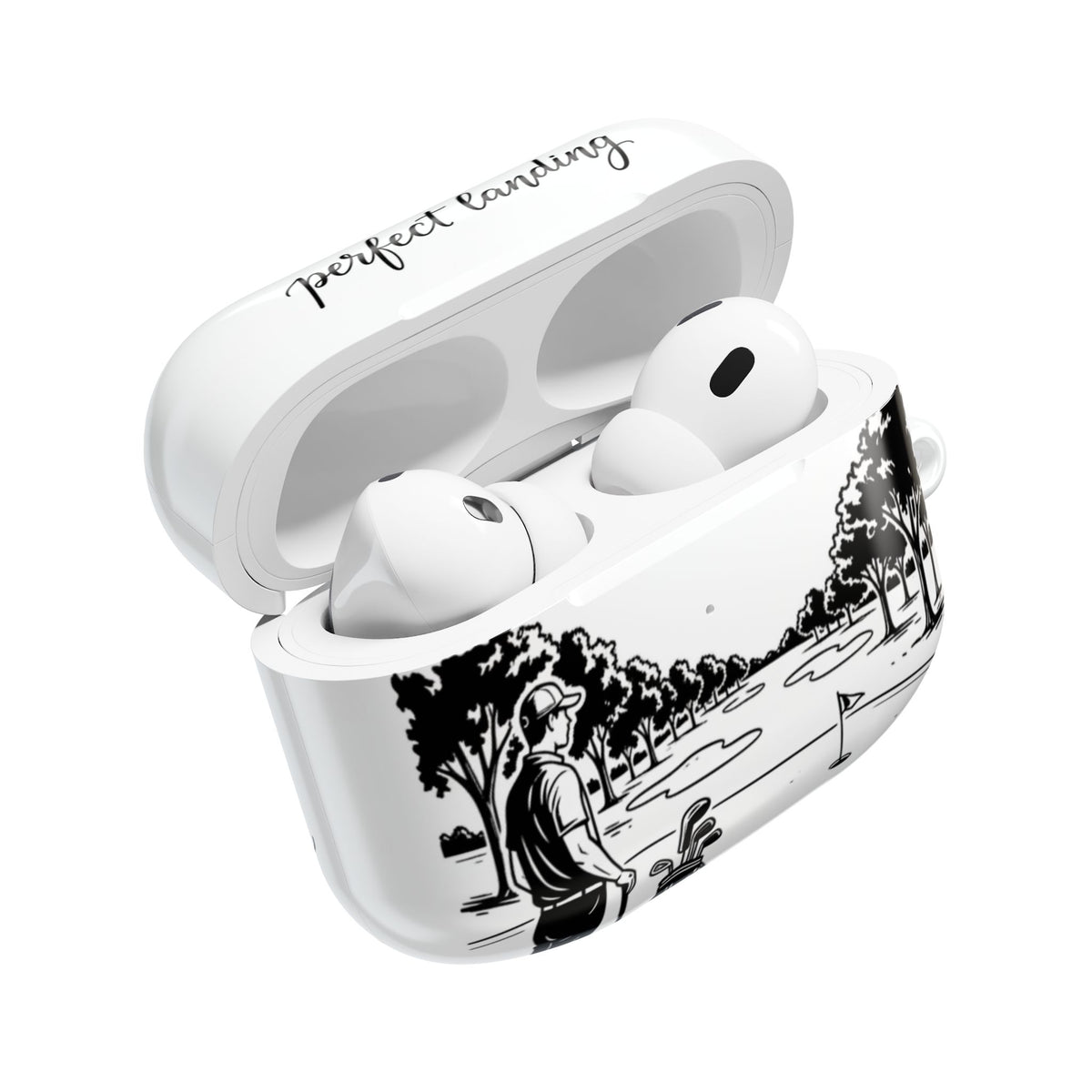 AirPods Case, Golf, perfect landing - the long shot design