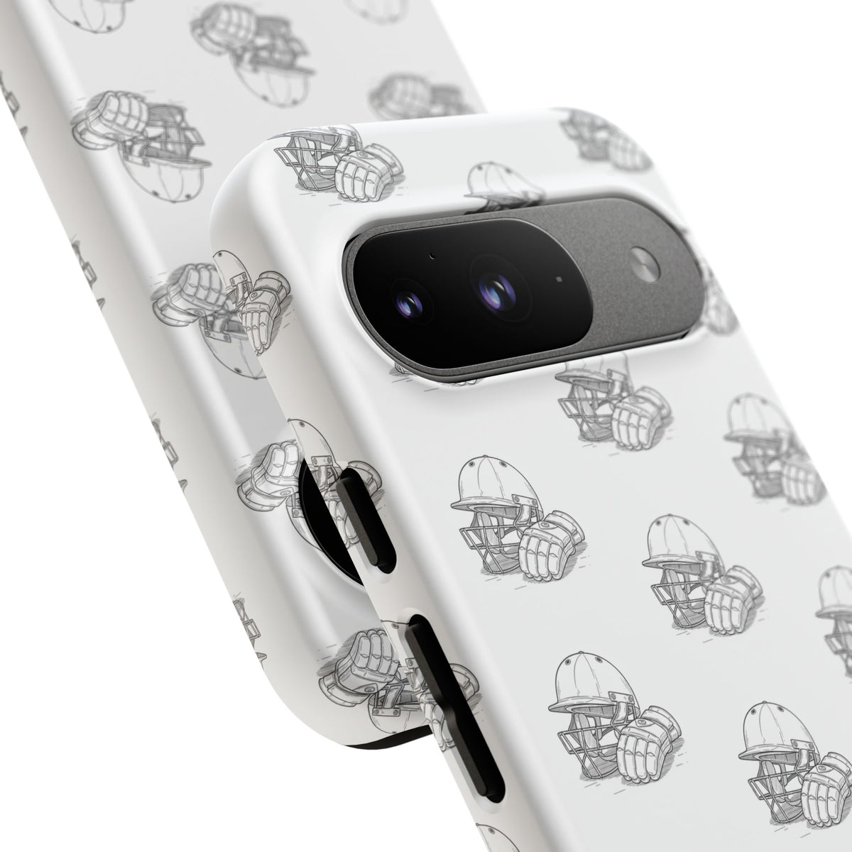 Phone Case Cricket Gear Repeat Pattern,Tough Case