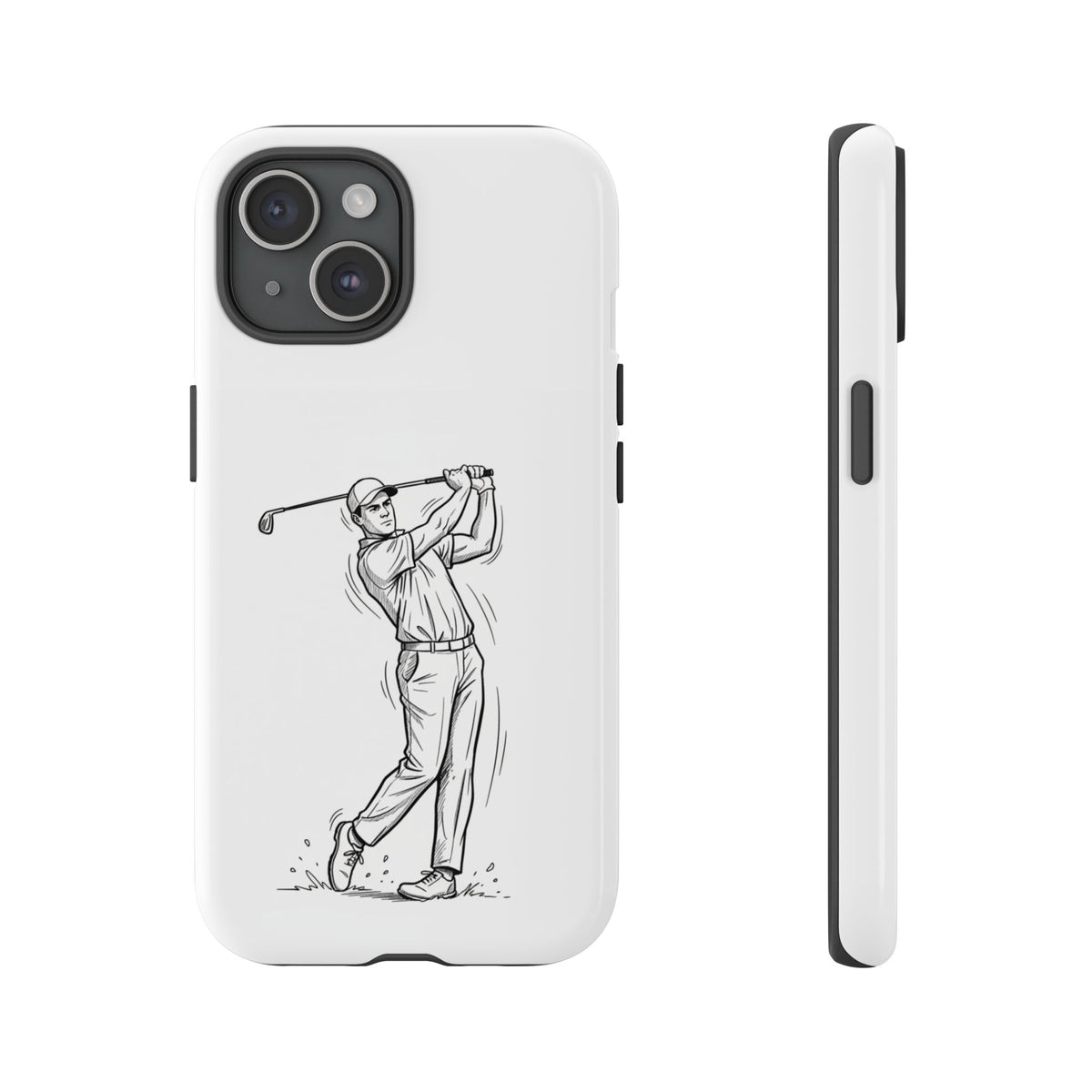 Phone Case, Golf Long Drive Design, Tough Case