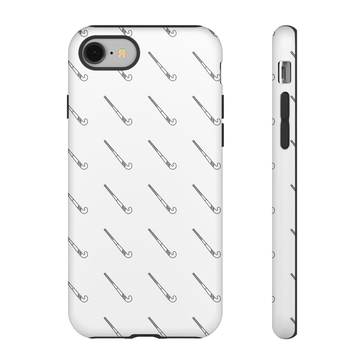 Phone Case, Hockey Stick Pattern, Tough Cases