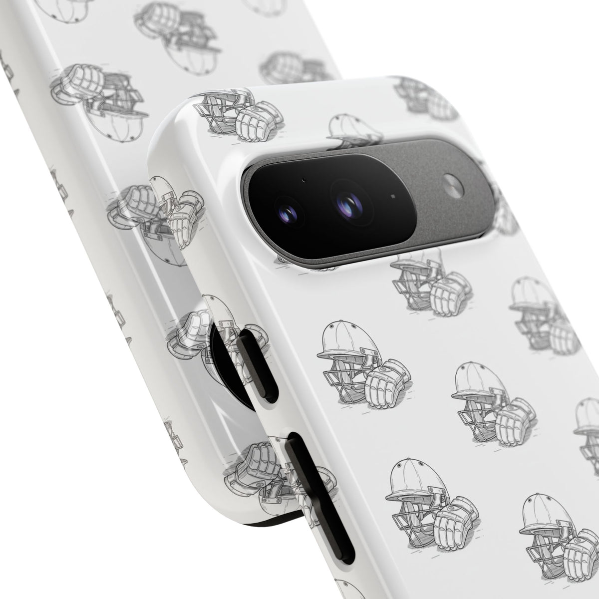 Phone Case Cricket Gear Repeat Pattern,Tough Case