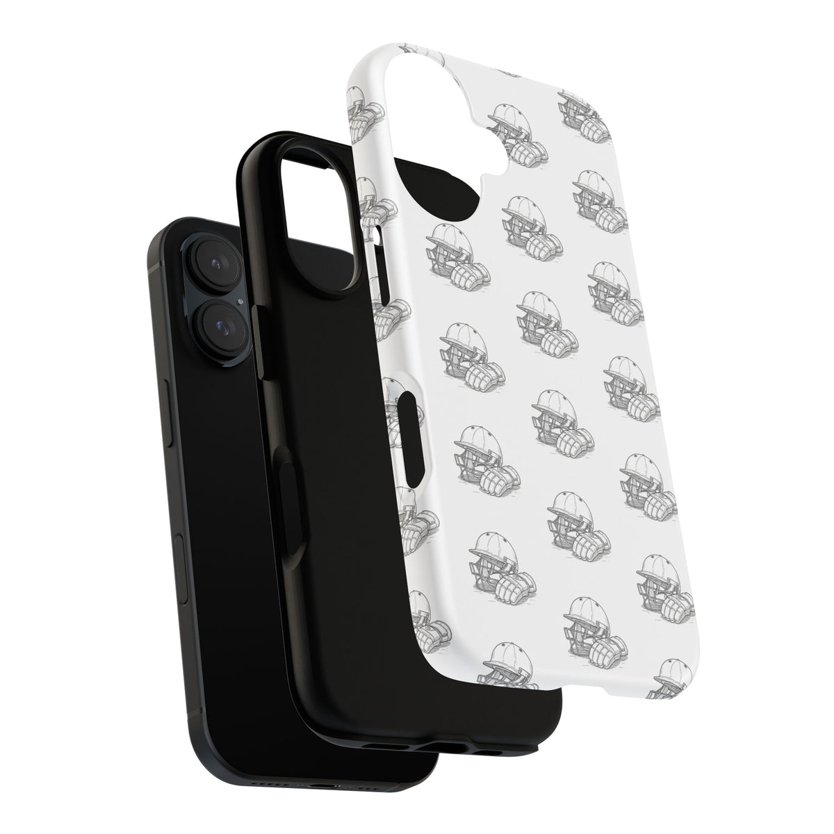 Phone Case Cricket Gear Repeat Pattern,Tough Case