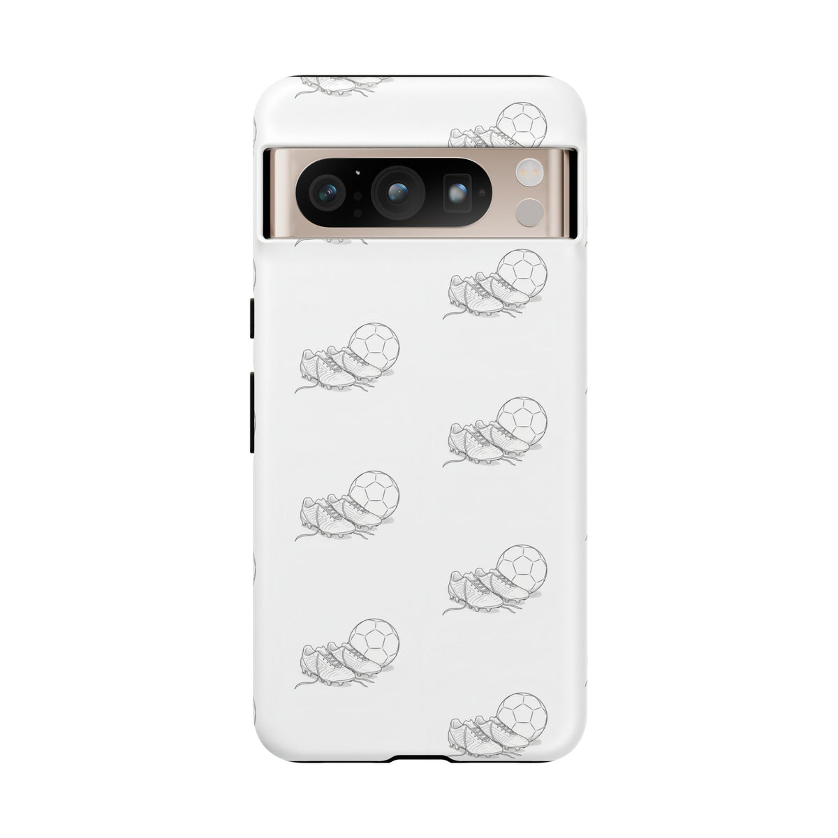 Phone Case, Football Boots & Ball Pattern, Tough Cases — Sports Phone Case
