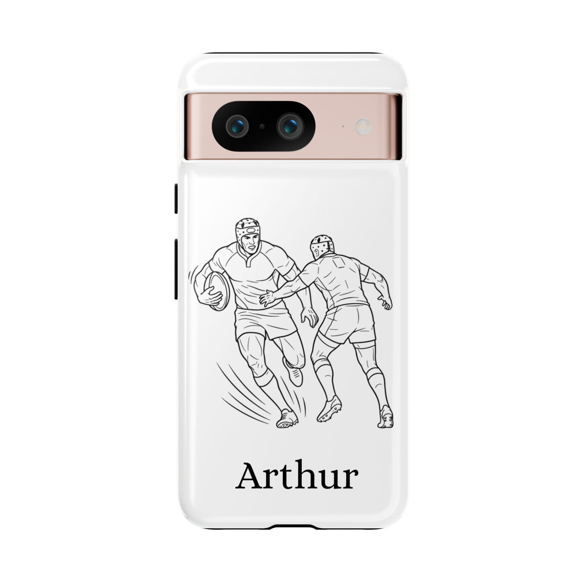 Personalised Phone Case, Rugby sidestep, Tough Case,  Custom Name
