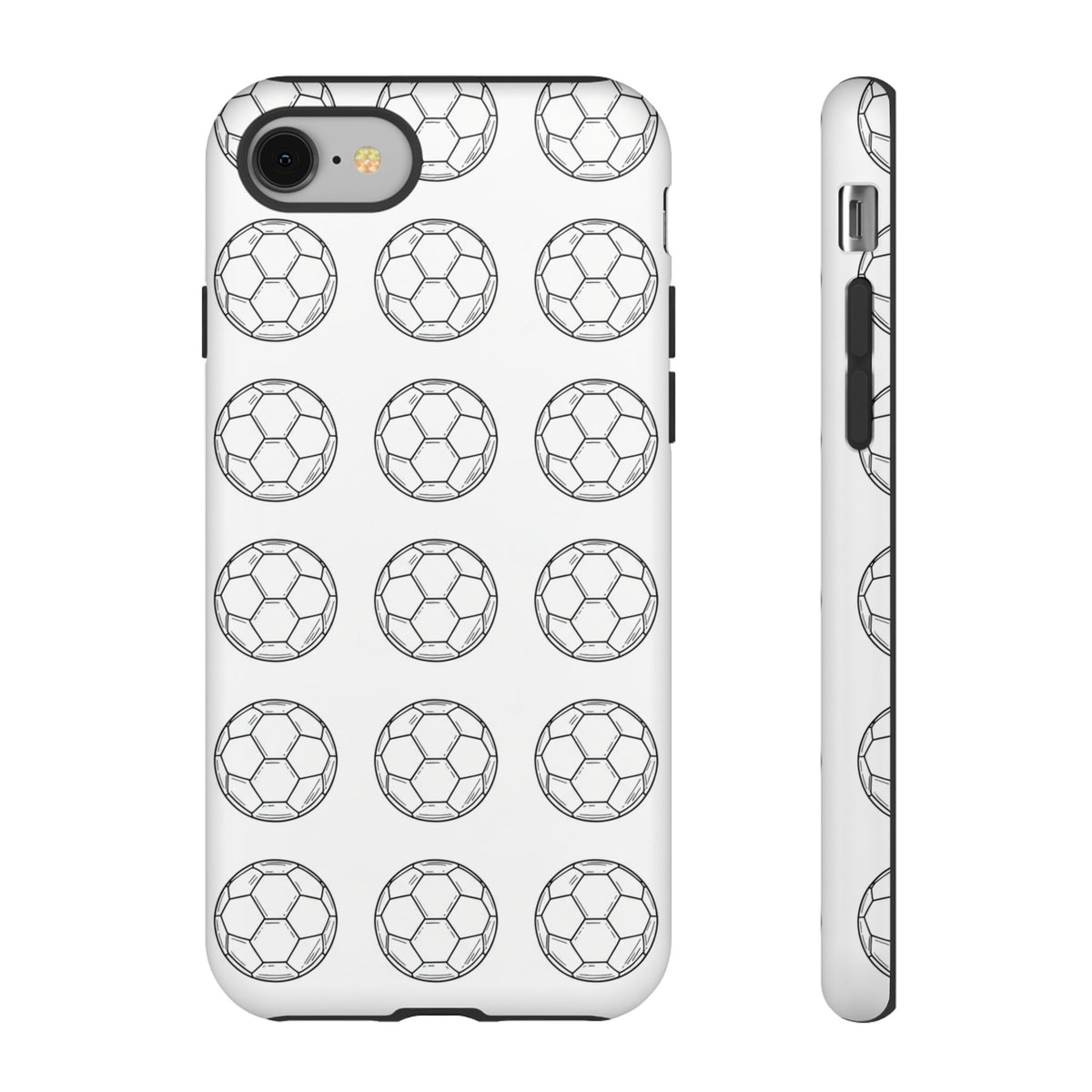 Phone Case, Football Minimalist Football Repeat Design, Tough Case