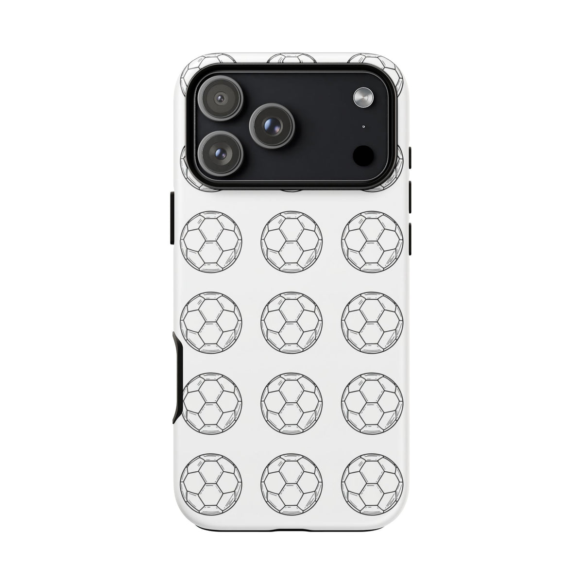Phone Case, Football Minimalist Football Repeat Design, Tough Case