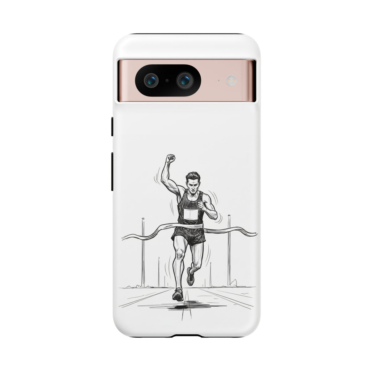 Phone Case, Running, finish line design, Tough Case