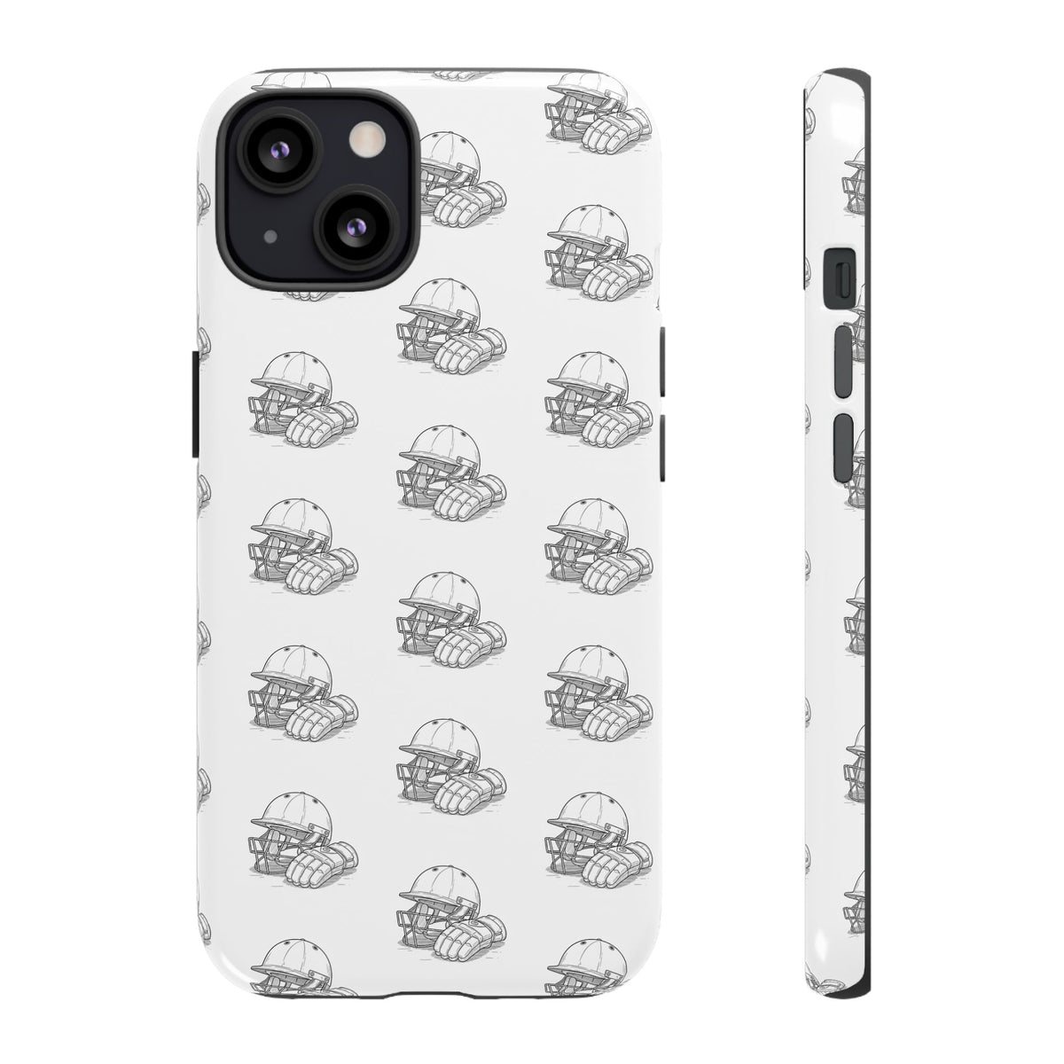 Phone Case Cricket Gear Repeat Pattern,Tough Case