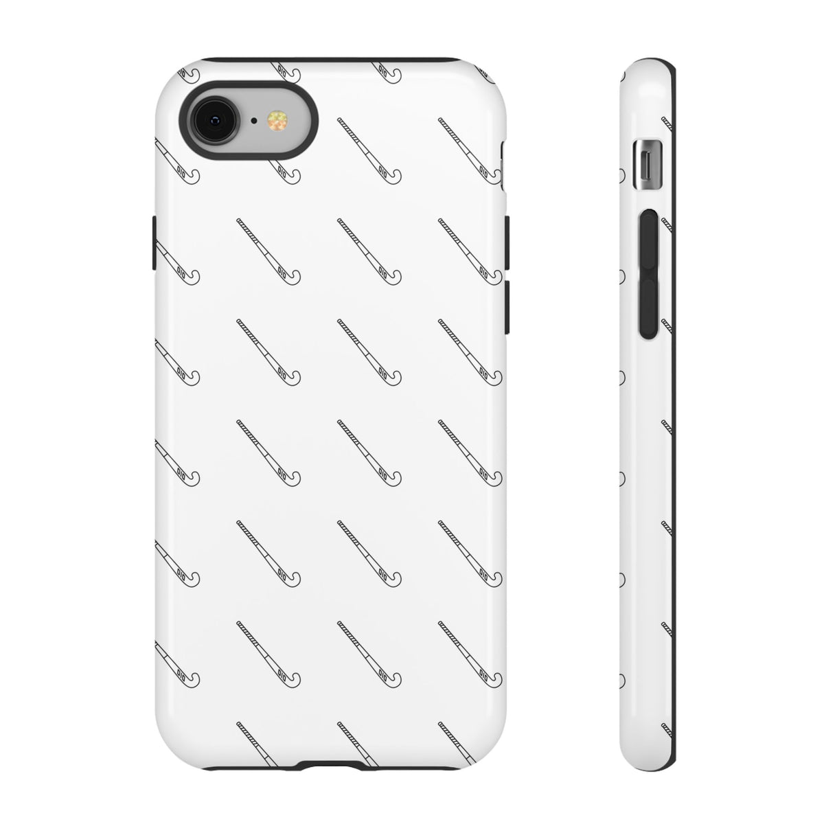 Phone Case, Hockey Stick Pattern, Tough Cases