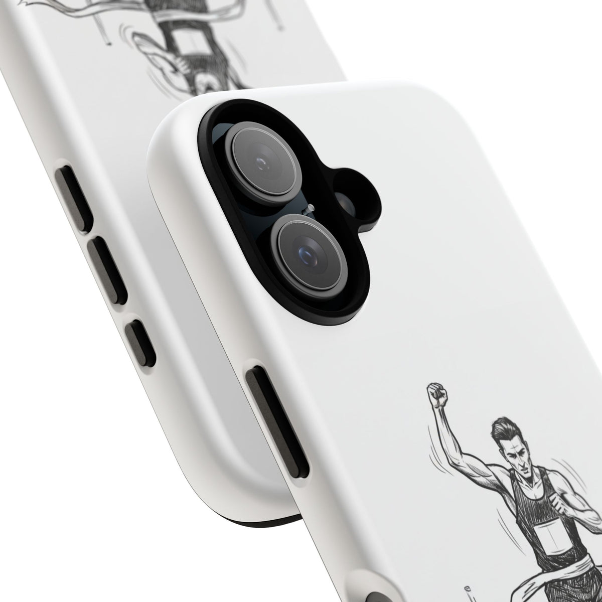 Phone Case, Running, finish line design, Tough Case