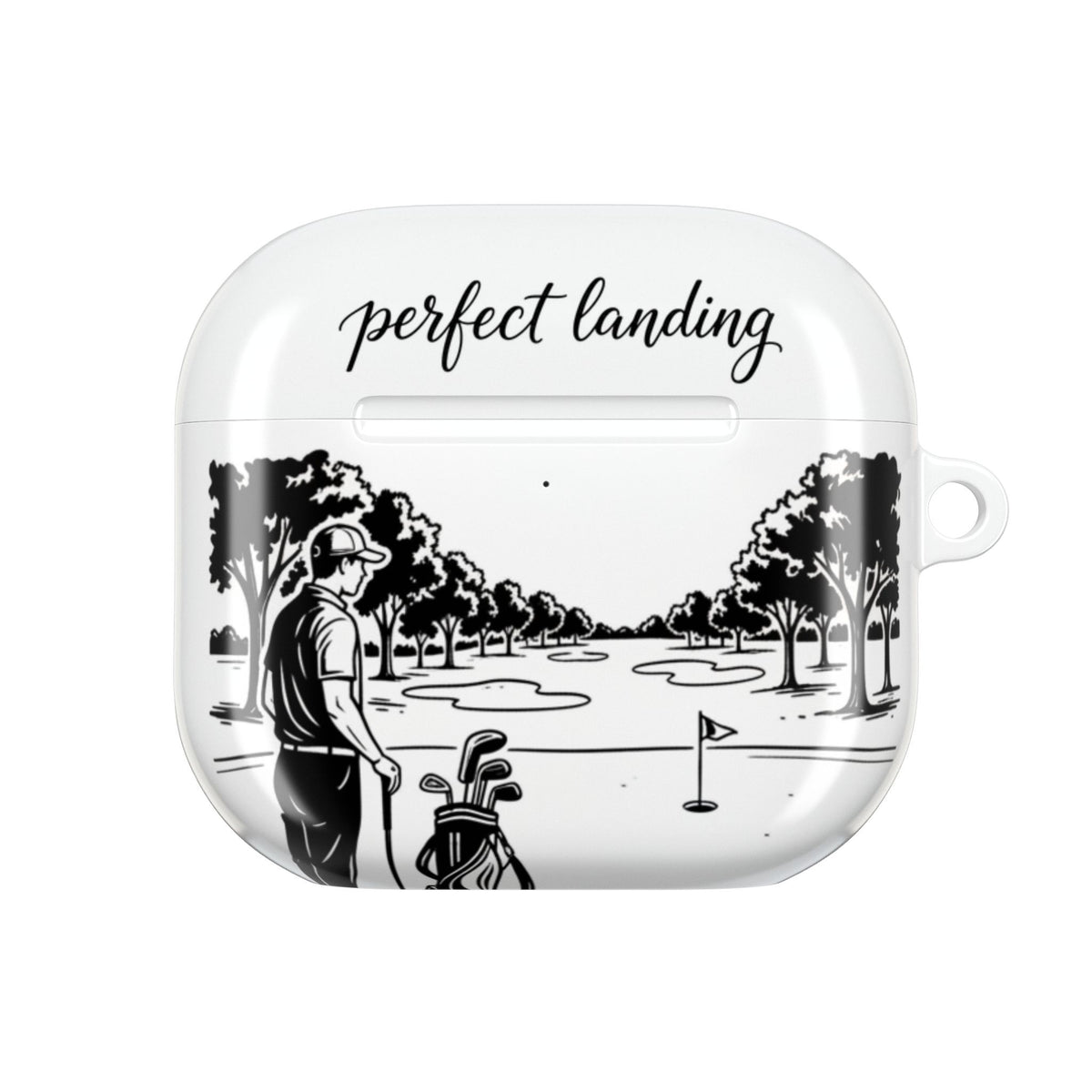 AirPods Case, Golf, perfect landing - the long shot design