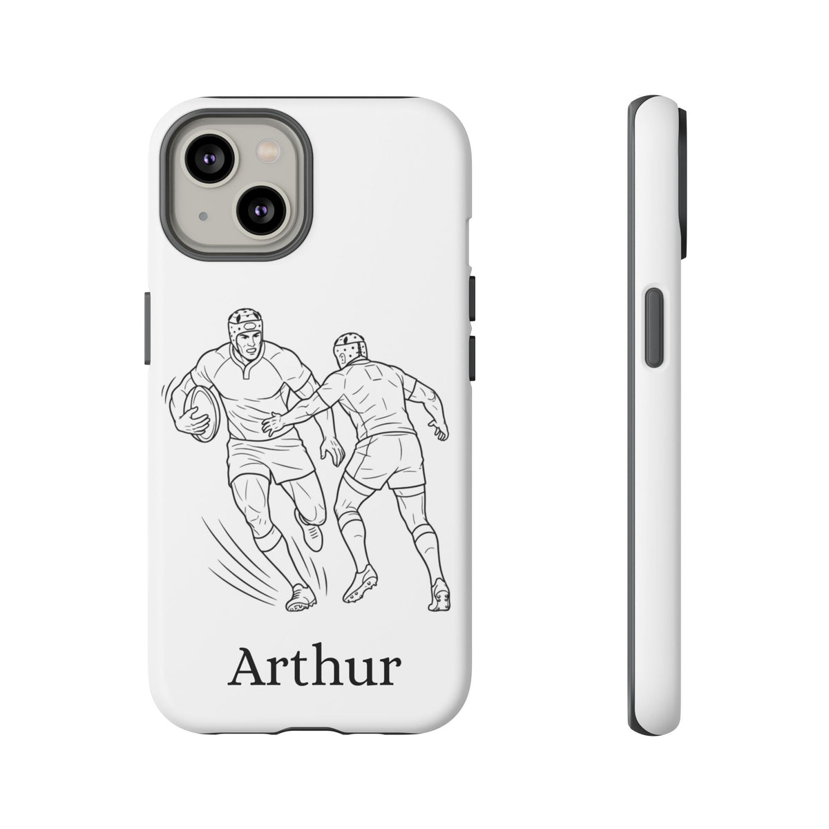Personalised Phone Case, Rugby sidestep, Tough Case,  Custom Name