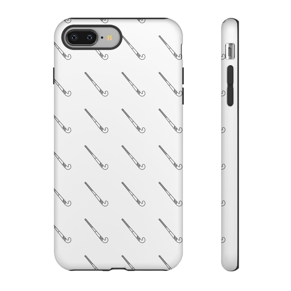 Phone Case, Hockey Stick Pattern, Tough Cases