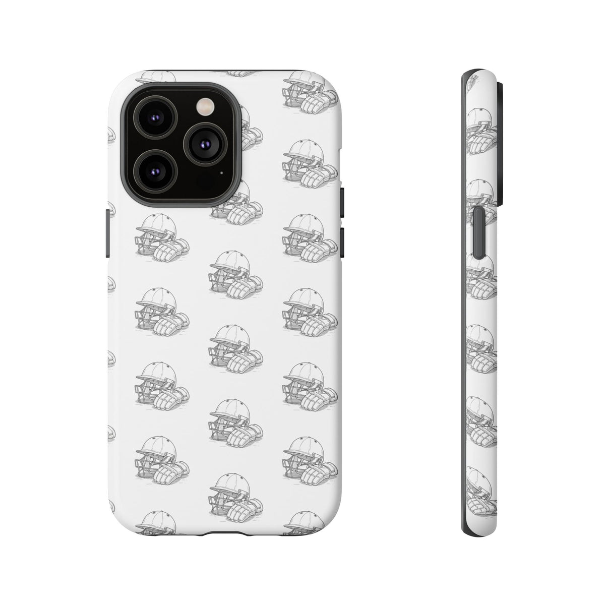 Phone Case Cricket Gear Repeat Pattern,Tough Case