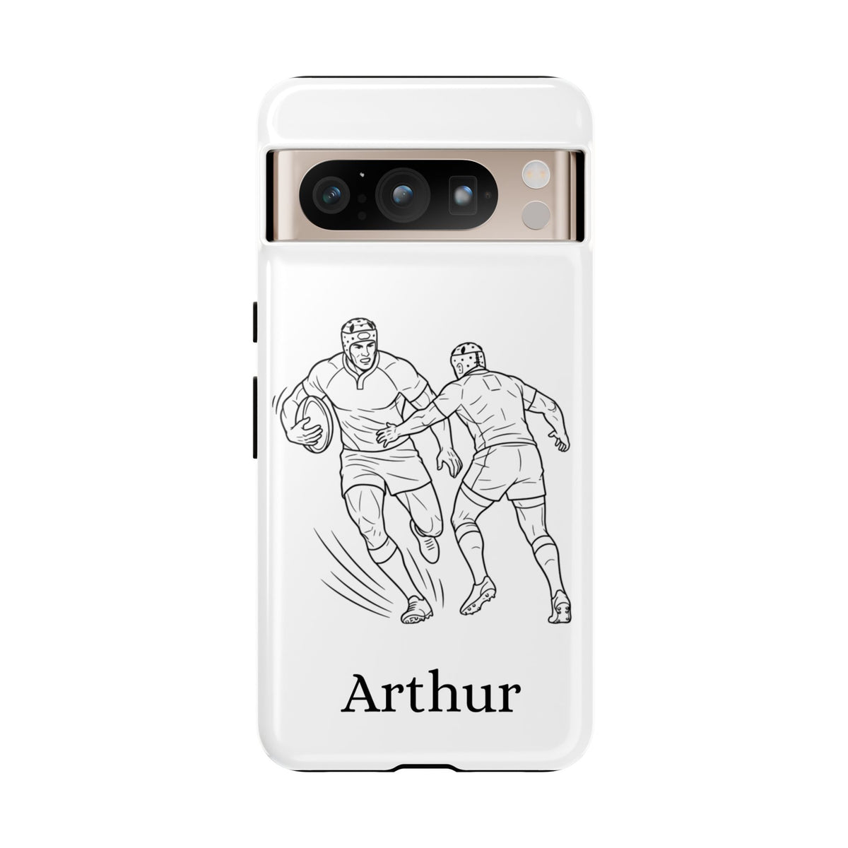 Personalised Phone Case, Rugby sidestep, Tough Case,  Custom Name