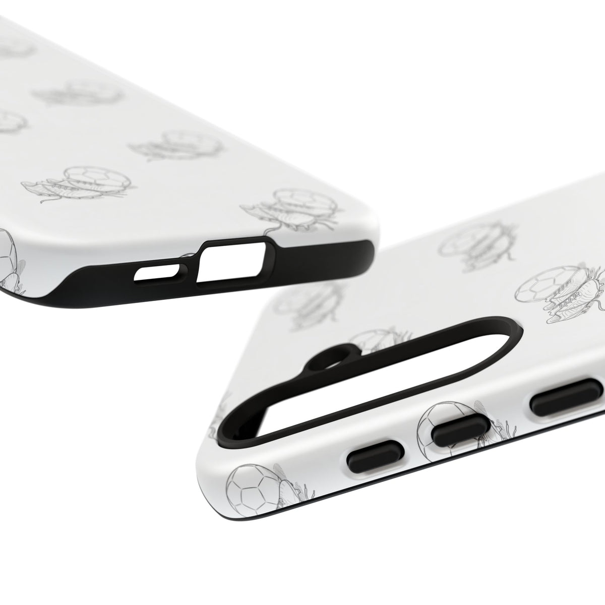 Phone Case, Football Boots & Ball Pattern, Tough Cases — Sports Phone Case