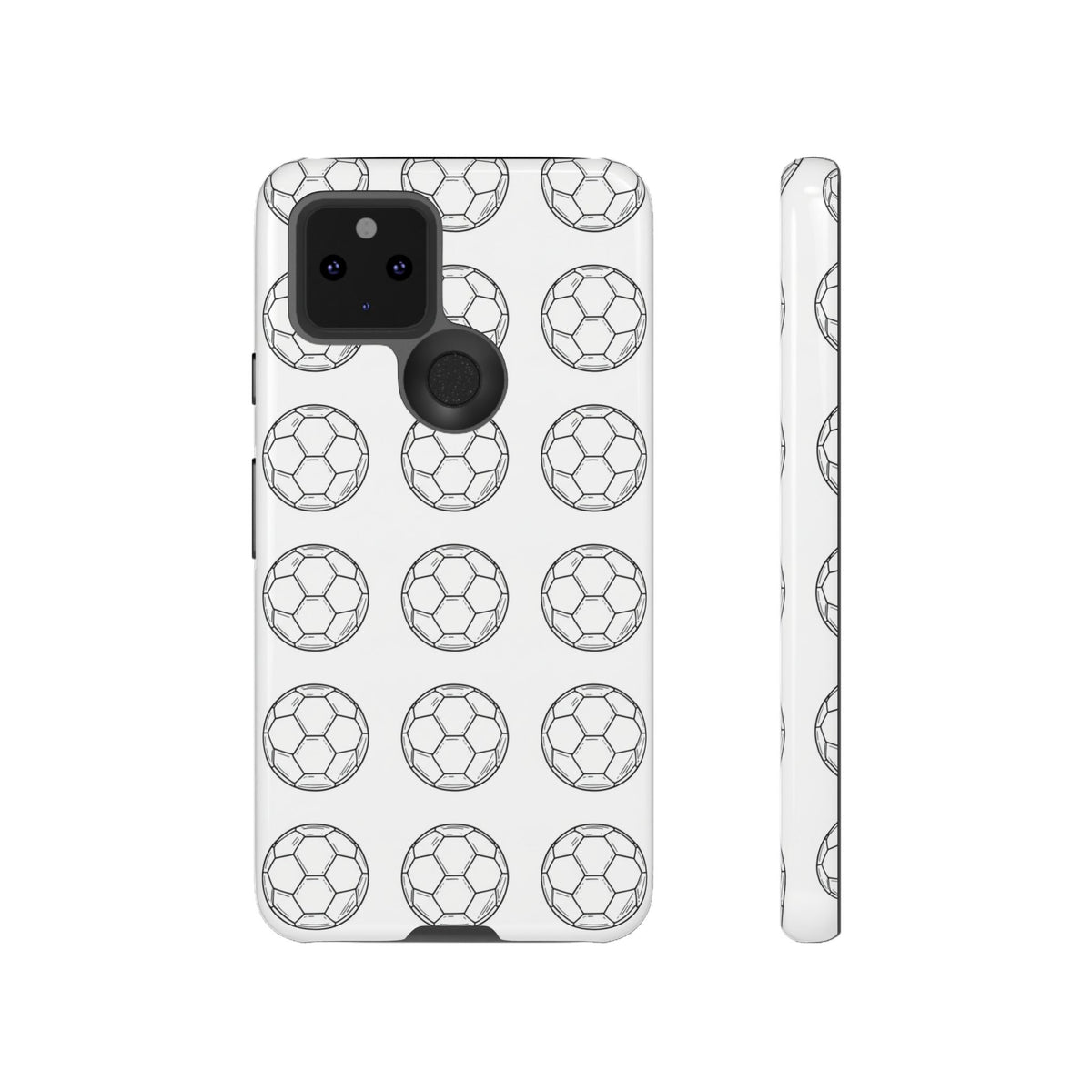 Phone Case, Football Minimalist Football Repeat Design, Tough Case