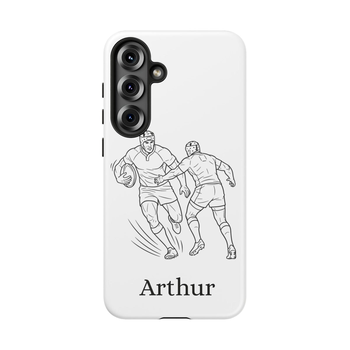 Personalised Phone Case, Rugby sidestep, Tough Case,  Custom Name
