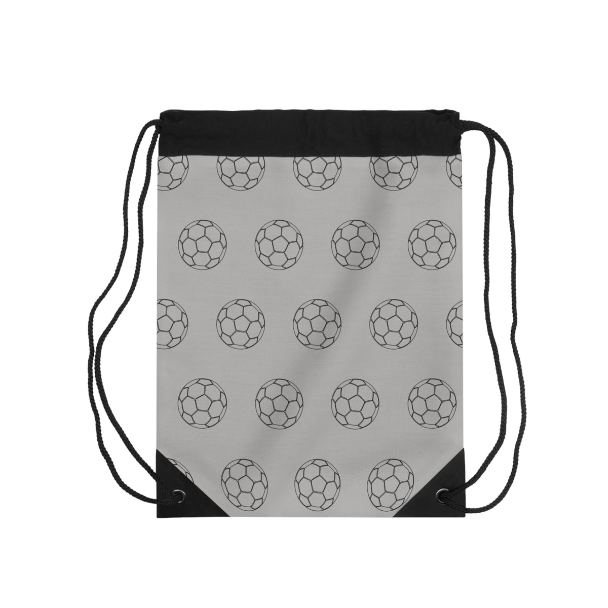 Drawstring Boot bag, Football Repeat ball sketch design