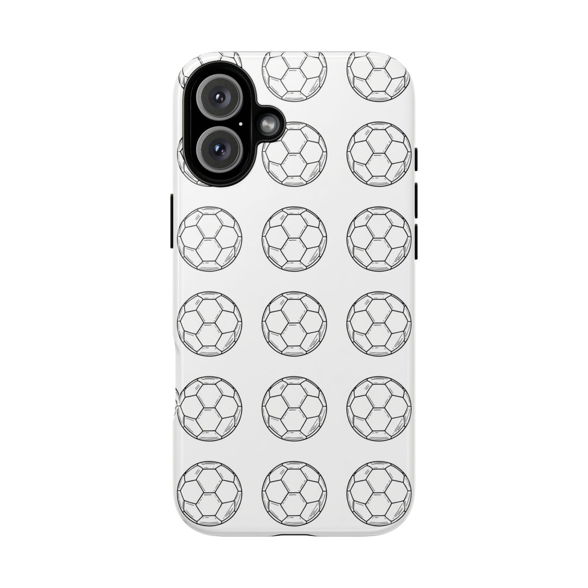 Phone Case, Football Minimalist Football Repeat Design, Tough Case
