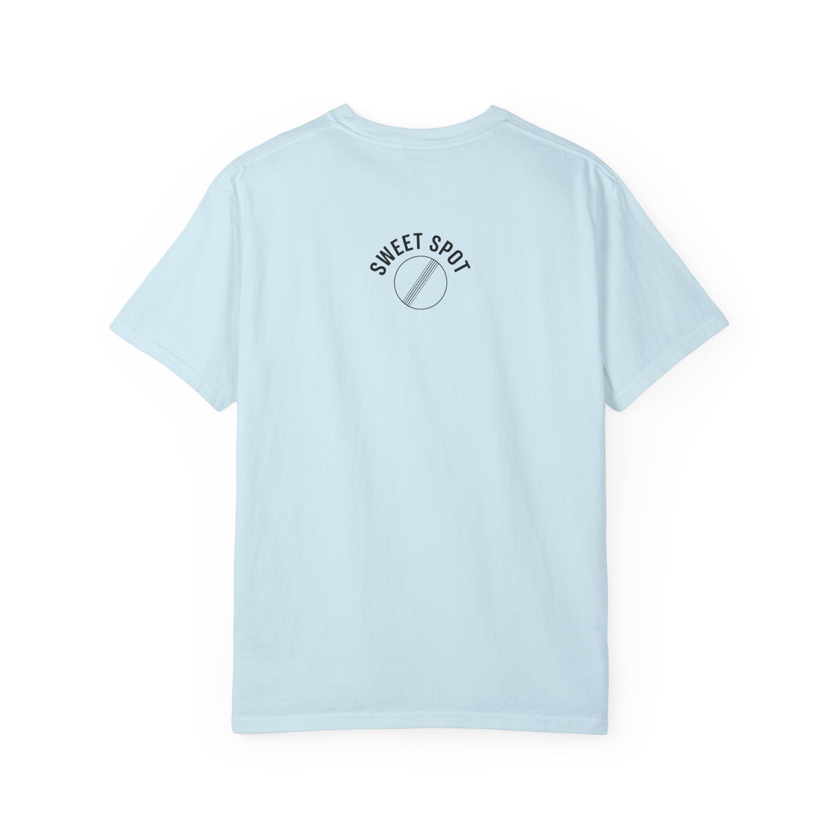 T Shirt, Cricket Batsman Minimalist Sketch Design (Large image), Cotton, Various Colours