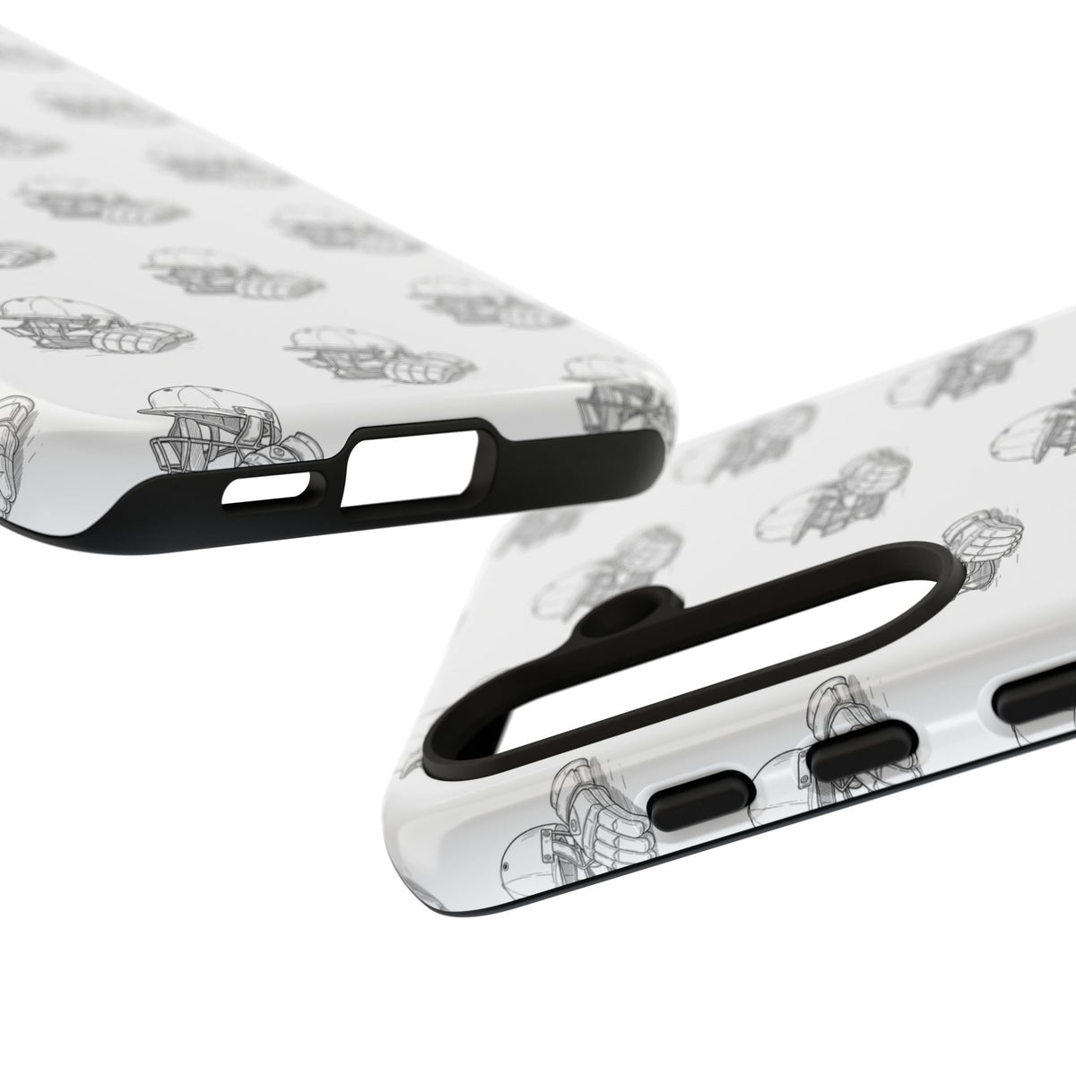 Phone Case Cricket Gear Repeat Pattern,Tough Case