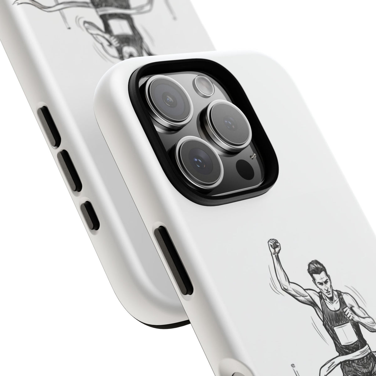 Phone Case, Running, finish line design, Tough Case