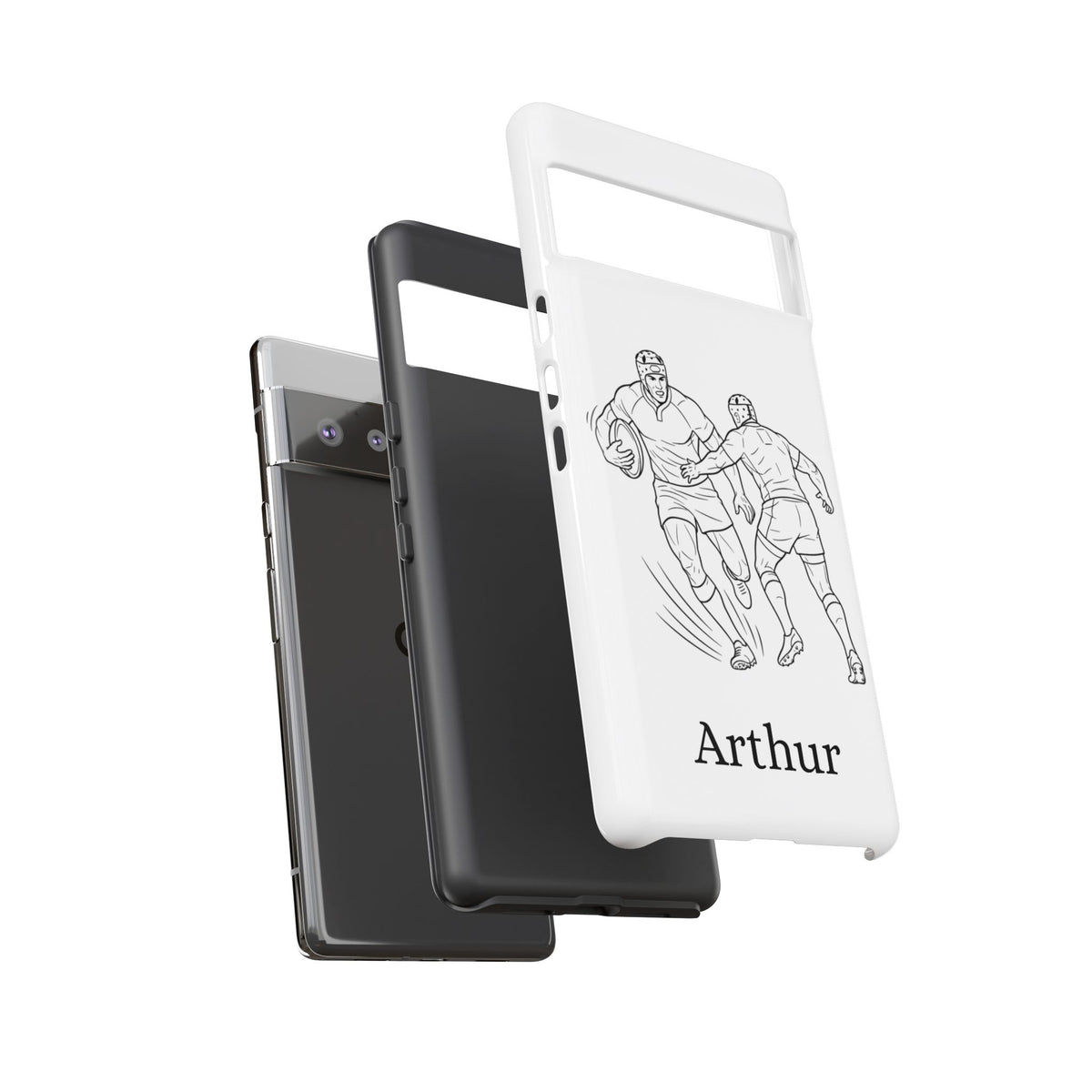 Personalised Phone Case, Rugby sidestep, Tough Case,  Custom Name