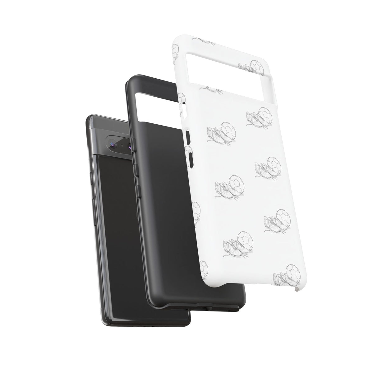 Phone Case, Football Boots & Ball Pattern, Tough Cases — Sports Phone Case
