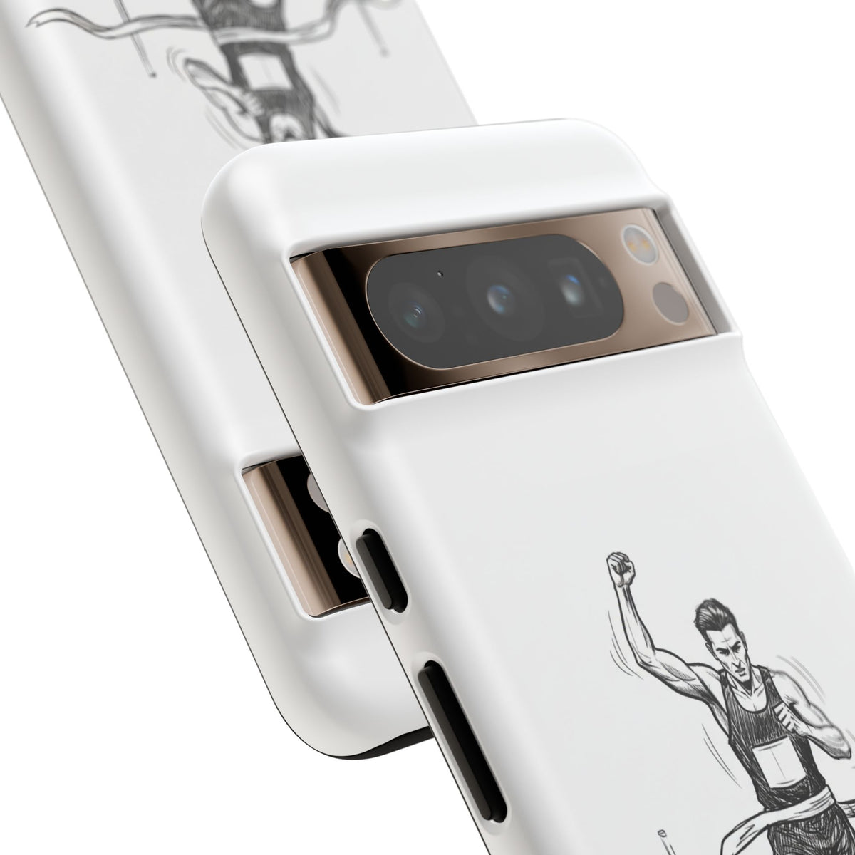 Phone Case, Running, finish line design, Tough Case