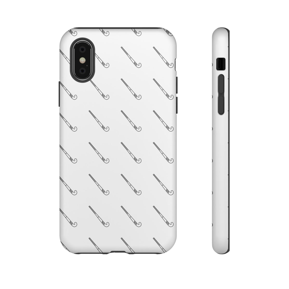 Phone Case, Hockey Stick Pattern, Tough Cases