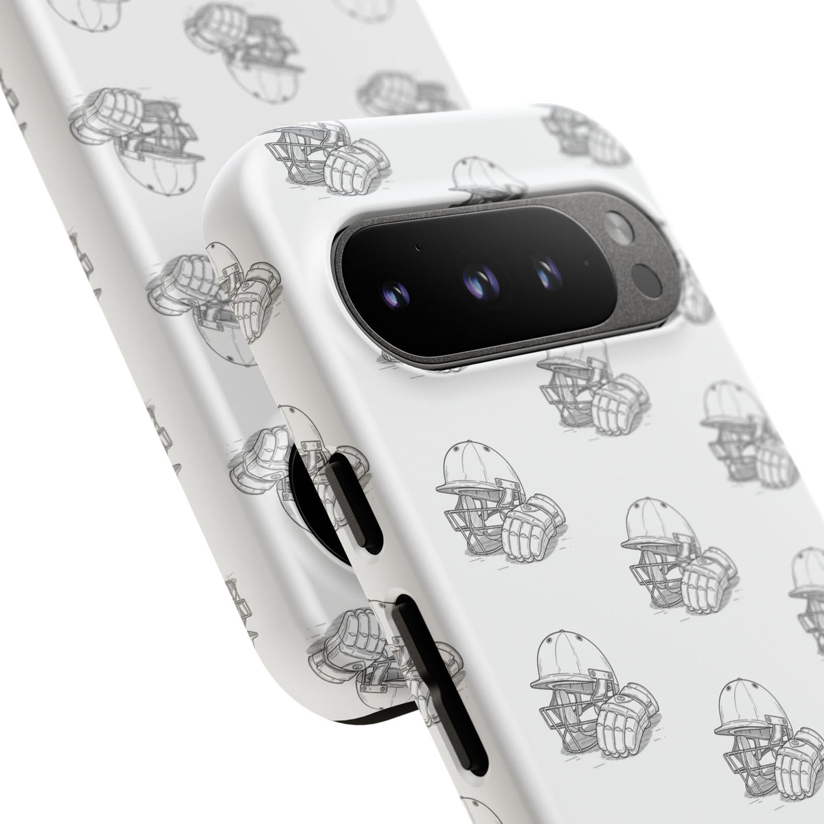 Phone Case Cricket Gear Repeat Pattern,Tough Case