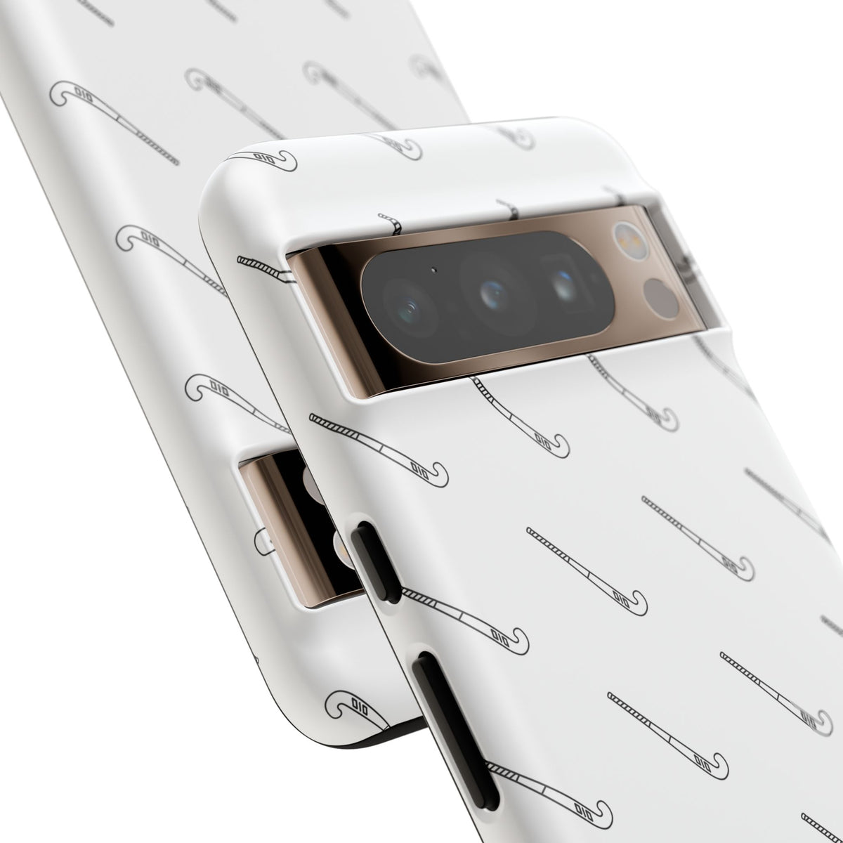 Phone Case, Hockey Stick Pattern, Tough Cases