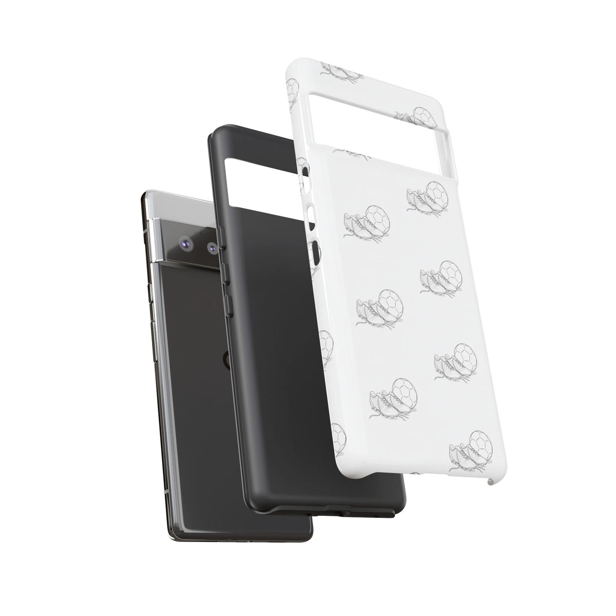 Phone Case, Football Boots & Ball Pattern, Tough Cases — Sports Phone Case