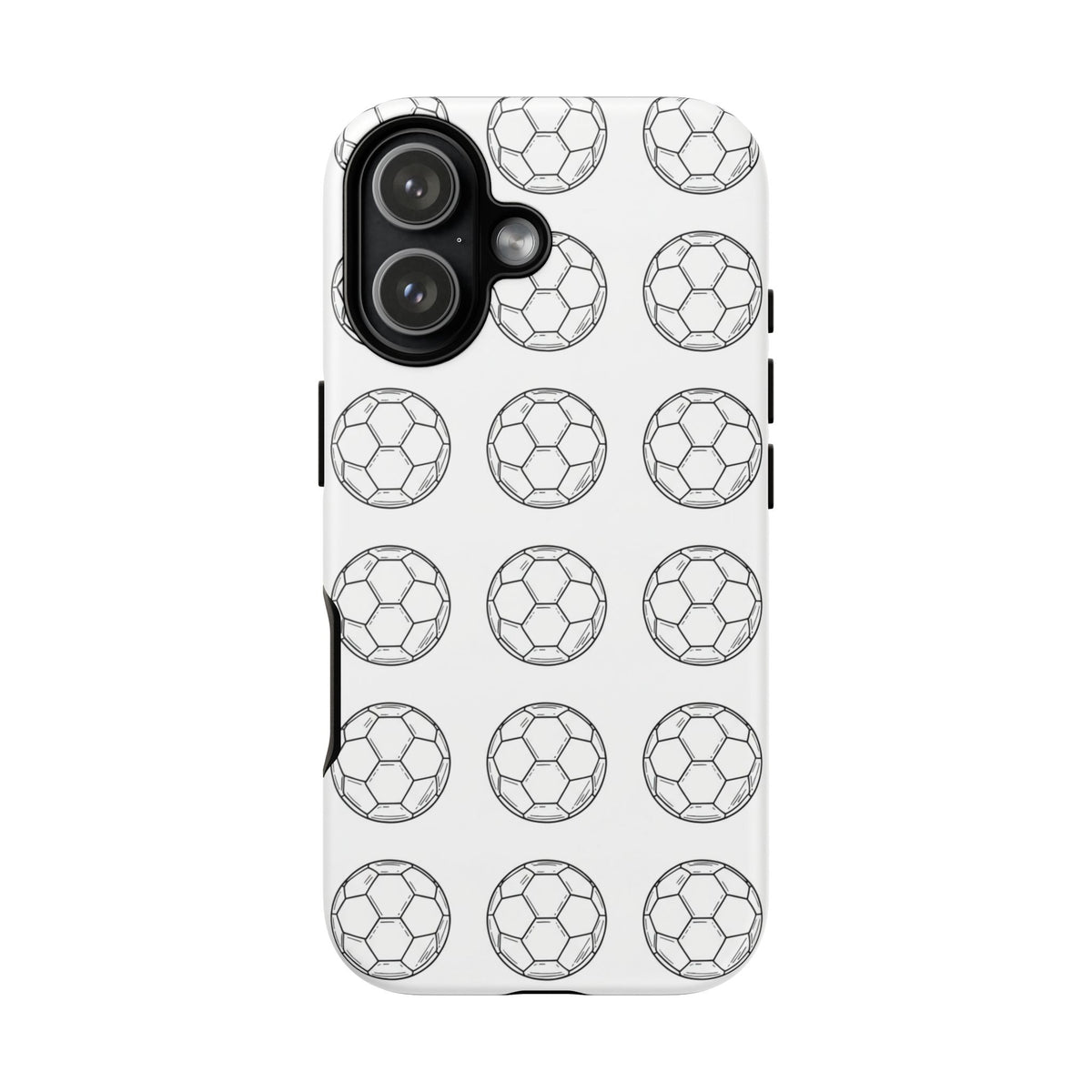 Phone Case, Football Minimalist Football Repeat Design, Tough Case