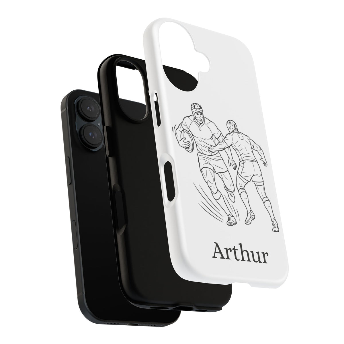 Personalised Phone Case, Rugby sidestep, Tough Case,  Custom Name