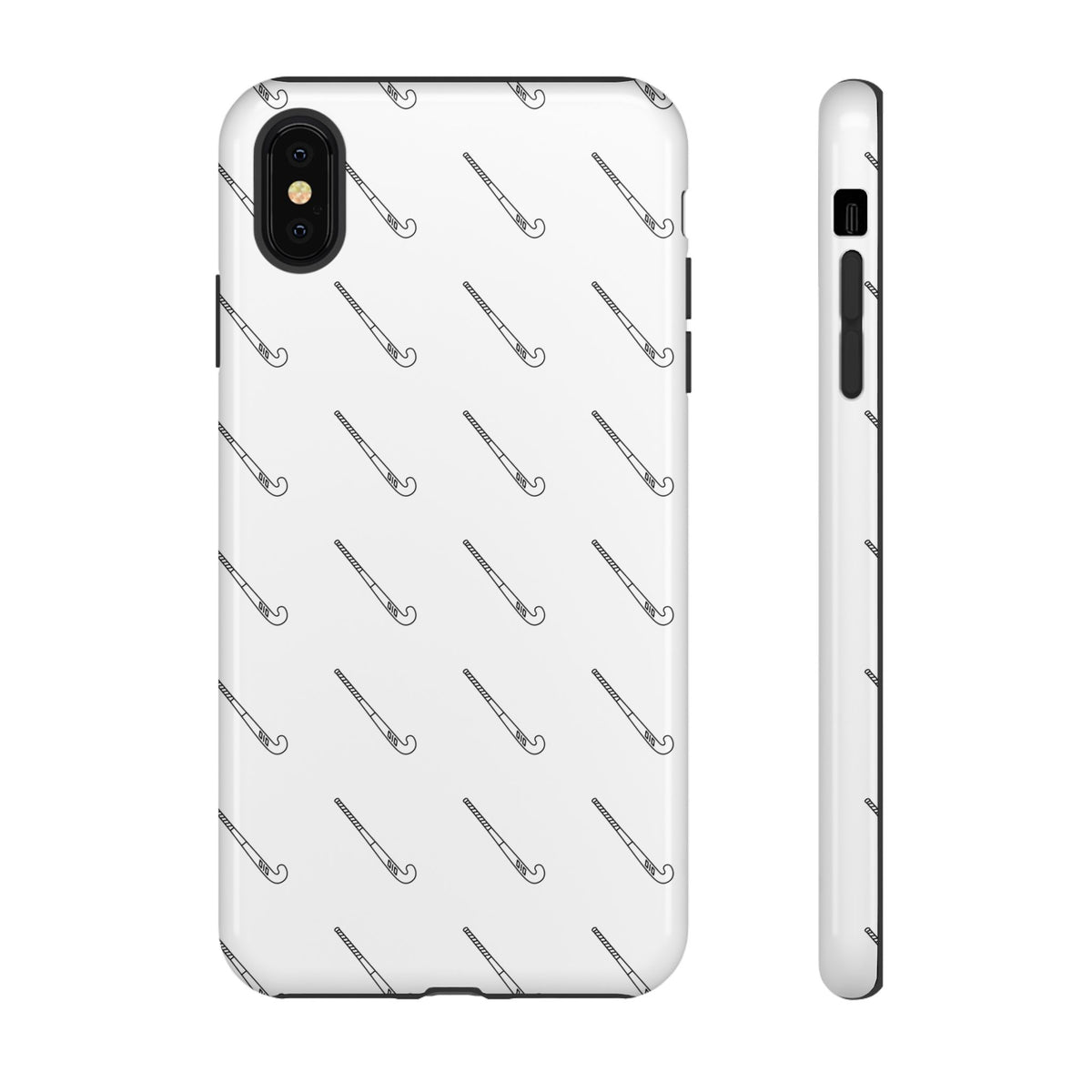 Phone Case, Hockey Stick Pattern, Tough Cases