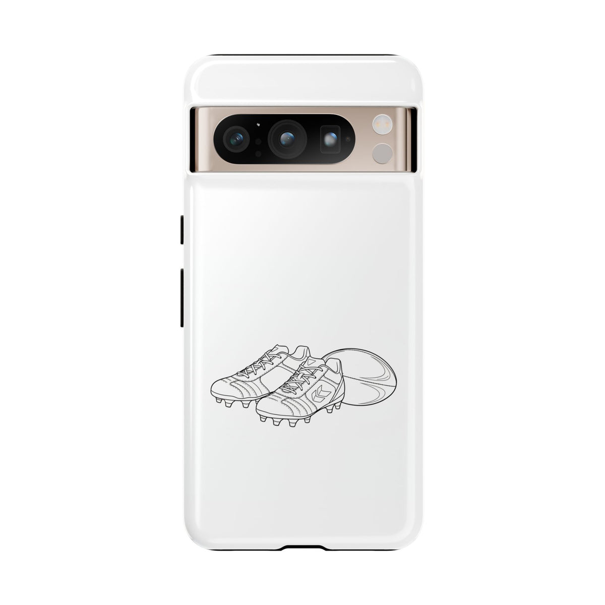 Phone Case, Rugby Ball & Boots Sketch, Tough Case
