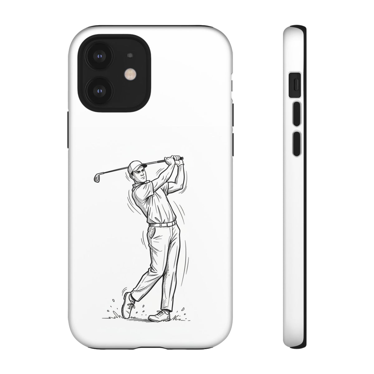 Phone Case, Golf Long Drive Design, Tough Case