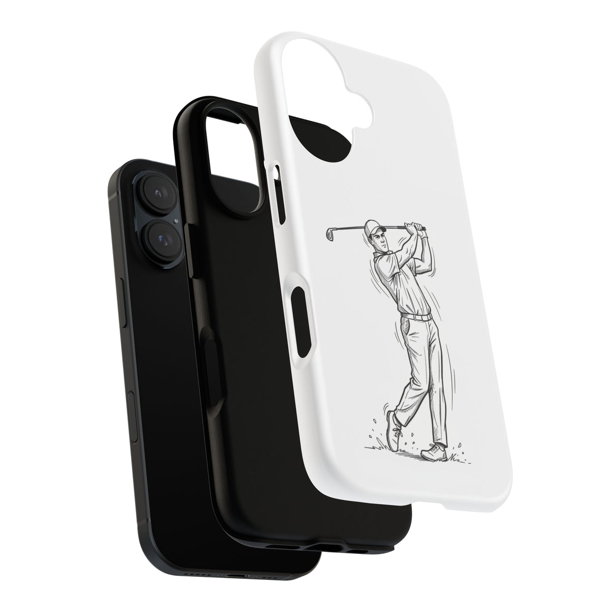 Phone Case, Golf Long Drive Design, Tough Case