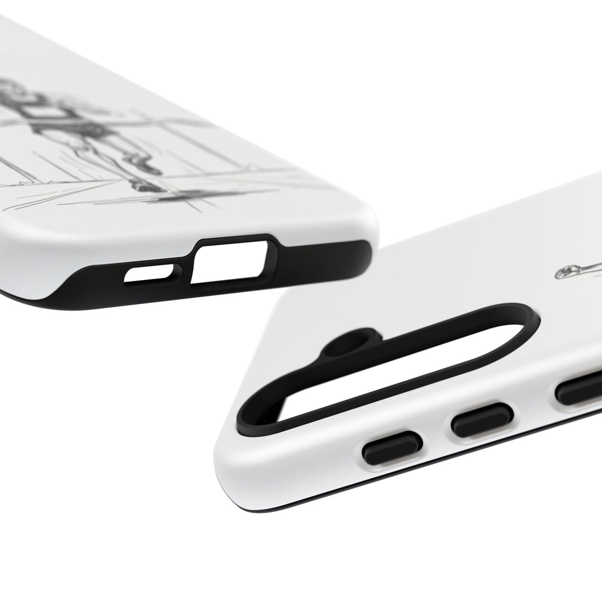 Phone Case, Running, finish line design, Tough Case